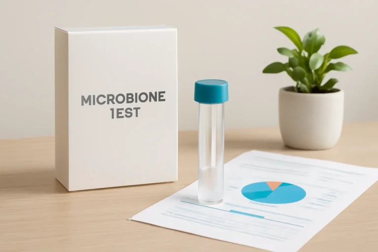 Microbiome Test Report Example overview for at-home gut microbiome testing