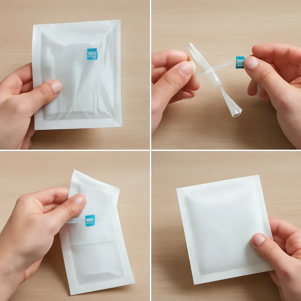 At-home sample collection and return steps for microbiome test Chicago