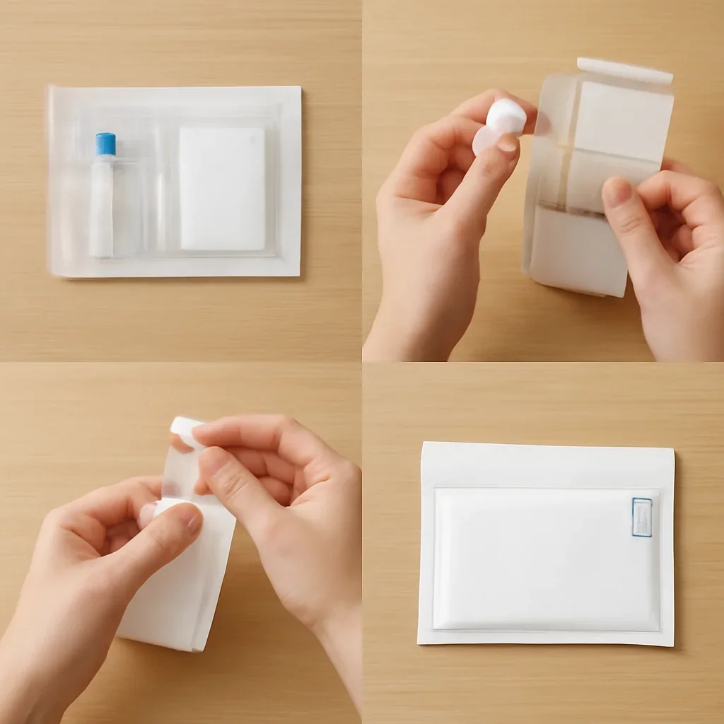 At-home sample collection and return steps for microbiome test Las Vegas