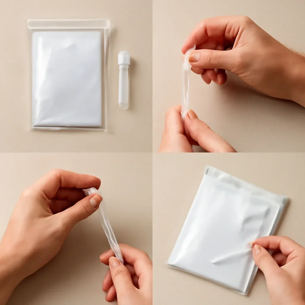 Steps for ordering collecting and returning an at-home gut microbiome test from Milwaukee