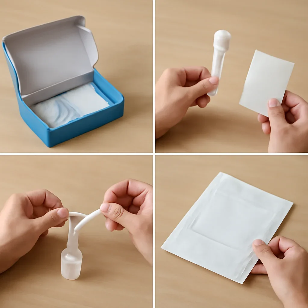 At-home sample collection and return steps for microbiome test Orlando
