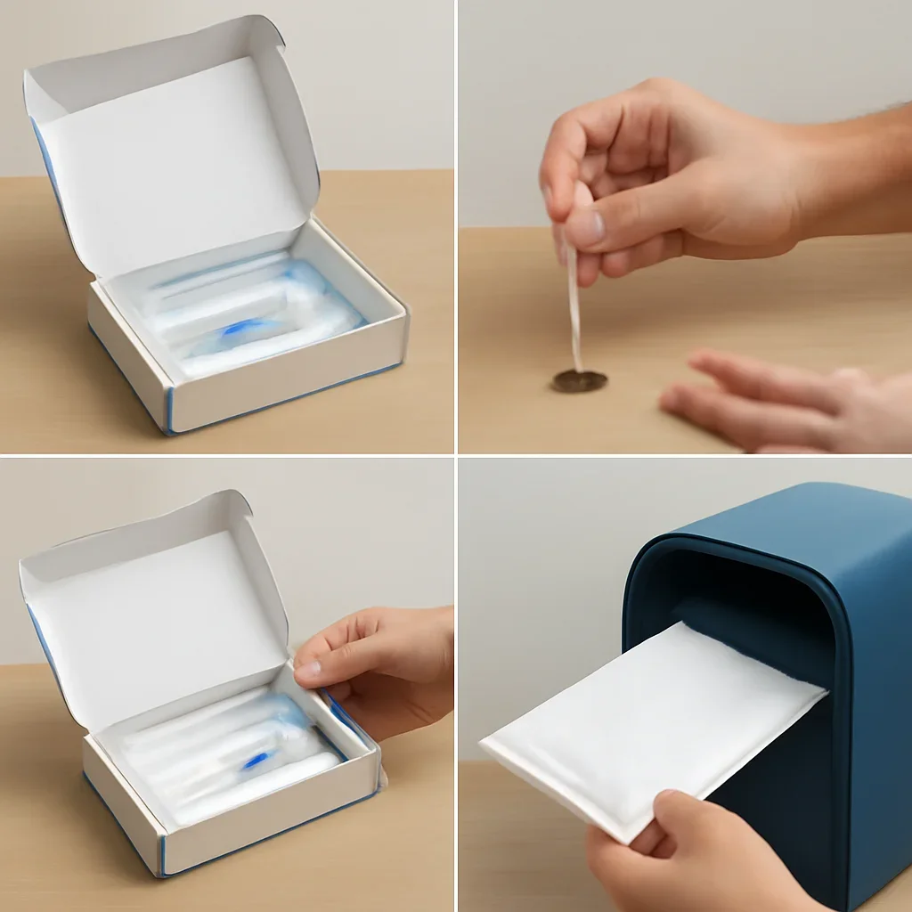 At-home sample collection and return steps for microbiome test Rochester
