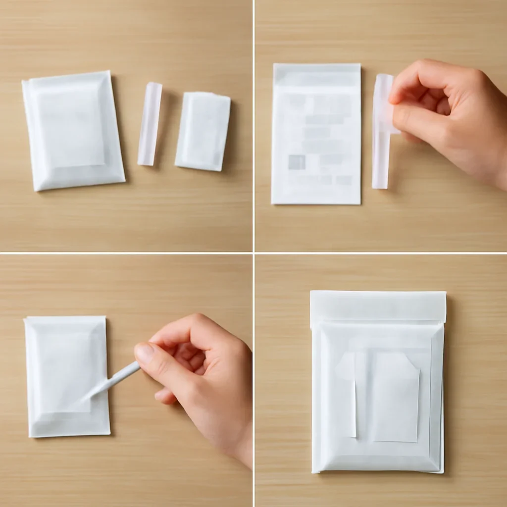 At-home stool sample collection and microbiome test return process for San Diego customers