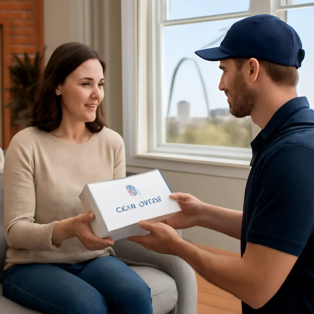 At-home microbiome testing process for customers in St. Louis Missouri