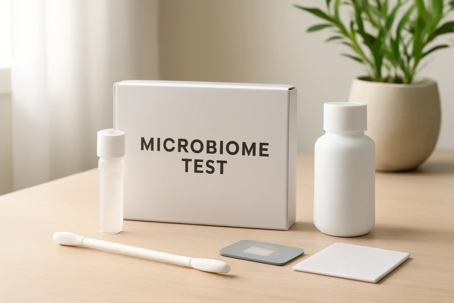Microbiome Test vs Probiotic Quiz overview for at-home gut microbiome testing