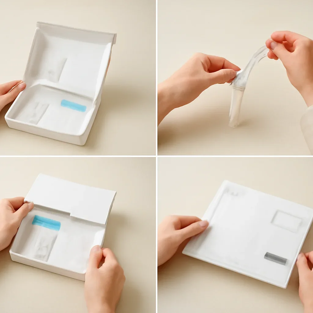 At-home sample collection and return steps for ombre vs microbiometest.us