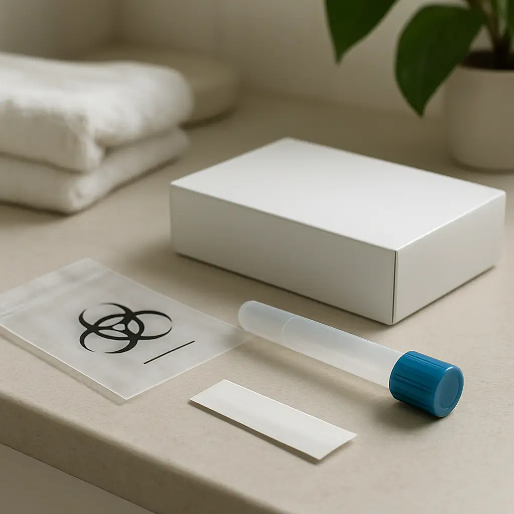 Digestive health test kit for at-home gut microbiome wellness education