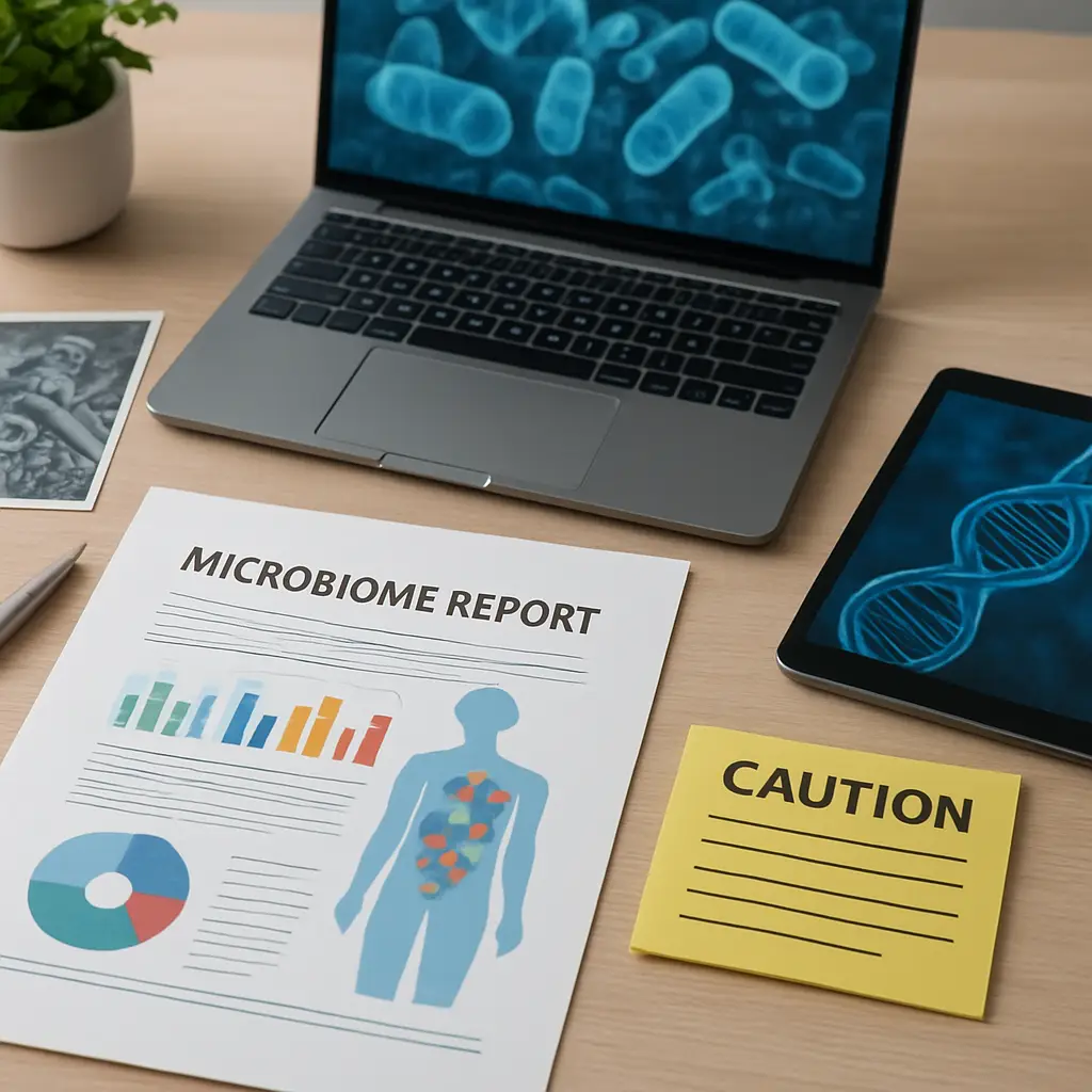 Microbiome sequencing technology limitations and responsible report interpretation