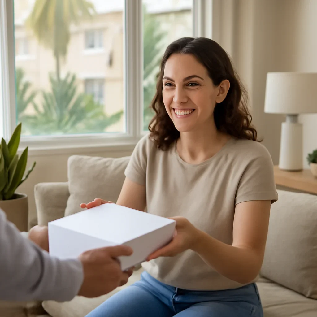 At-home gut microbiome testing process for customers throughout California