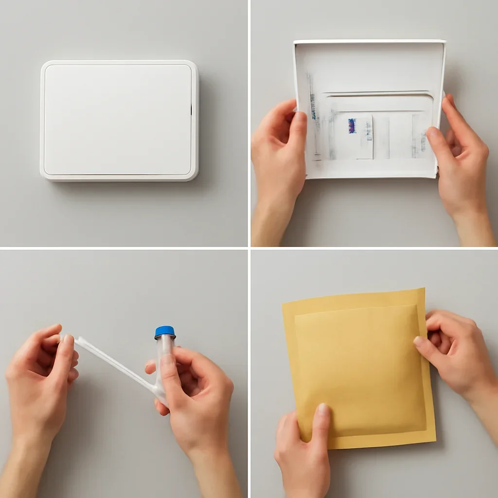 At-home stool sample collection and microbiome testing process for Massachusetts customers