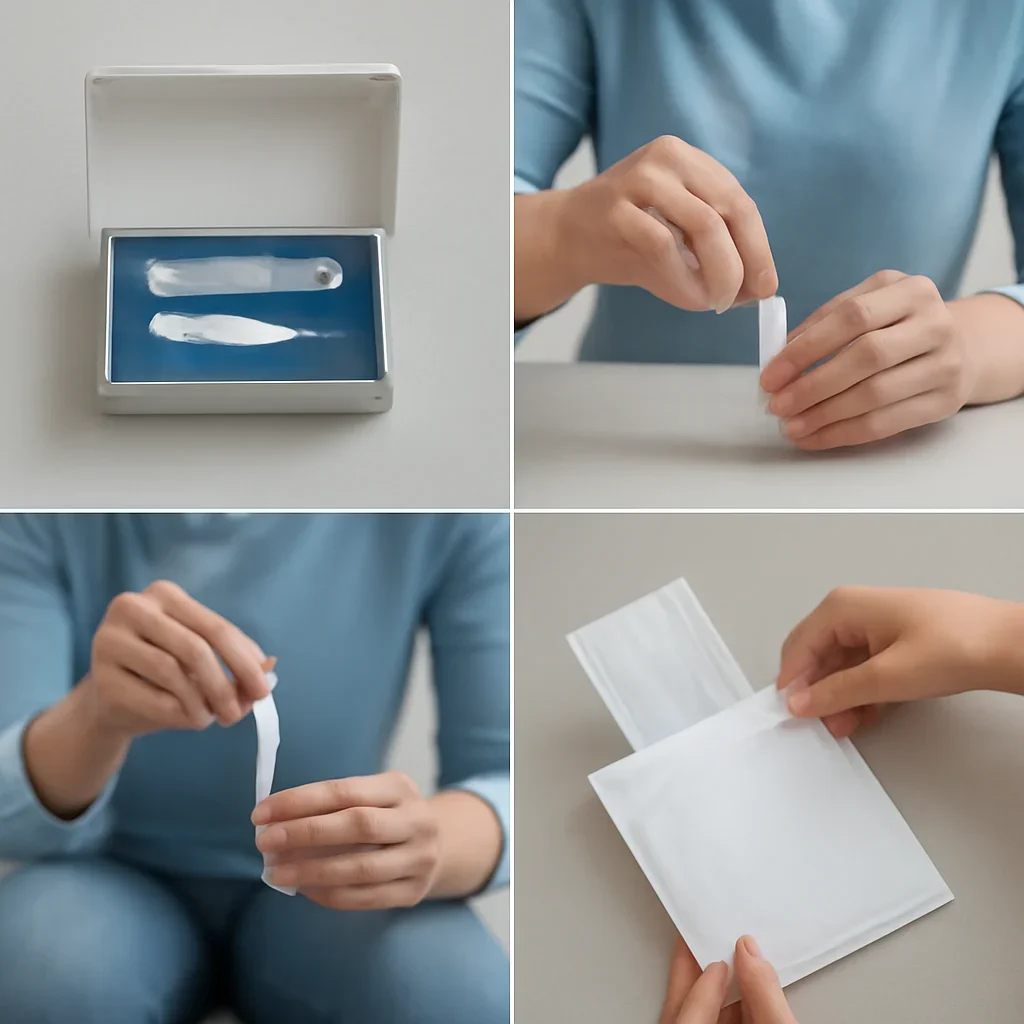 At-home sample collection and return steps for microbiome test Rhode Island