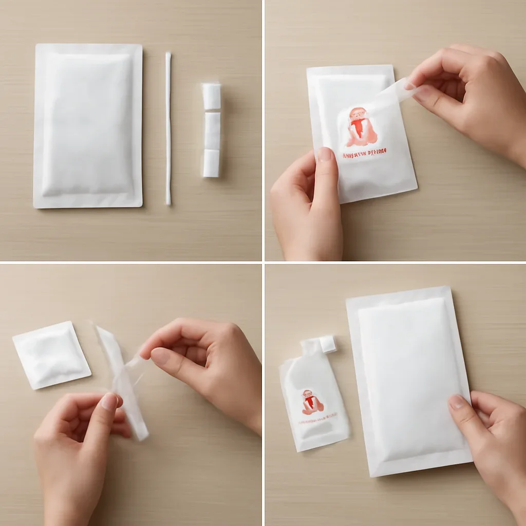 At-home sample collection and return steps for microbiome test Washington