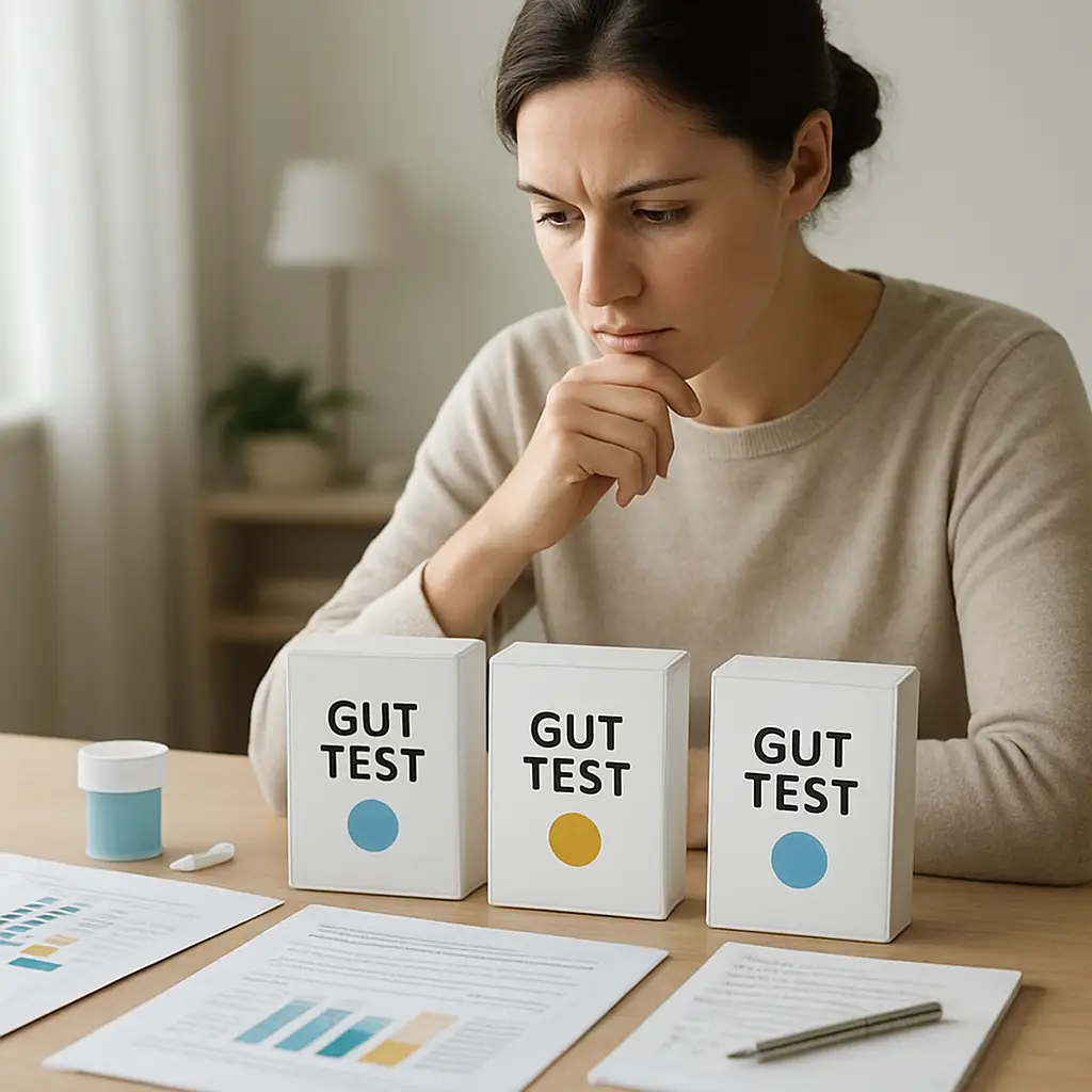 Buyer goal comparison for Viome Ombre and MicrobiomeTest.us gut testing options