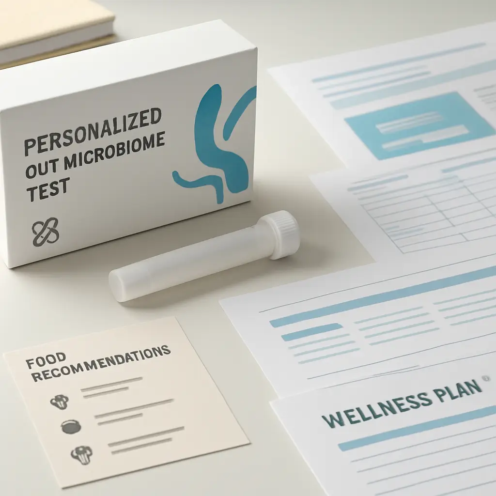 Viome comparison section for personalized gut microbiome testing and report recommendations